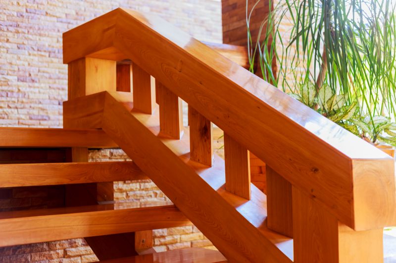 Wooden Banister Installation in Olathe, KS